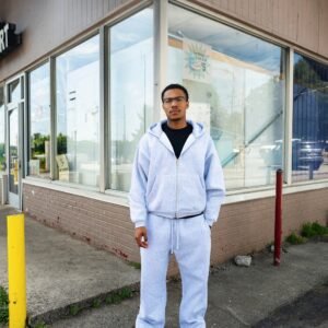 Fleece Zip Up and Sweatpants Set