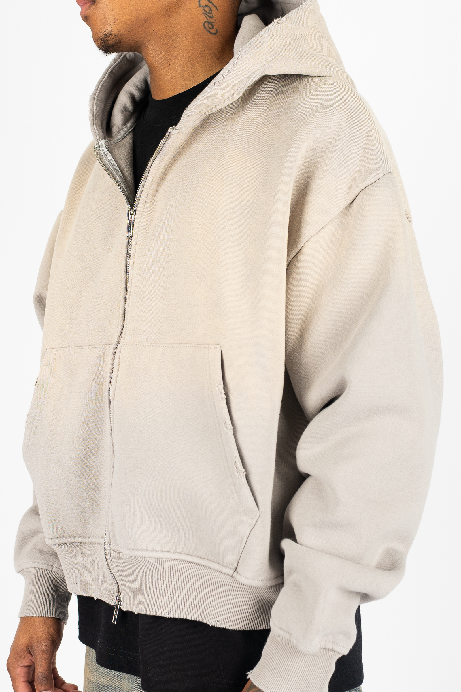 Weathered Zip Up - Image 8