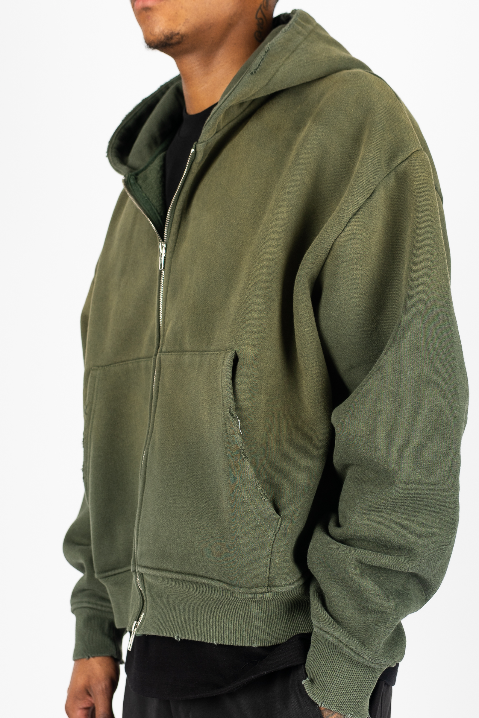 Weathered Zip Up - Image 10