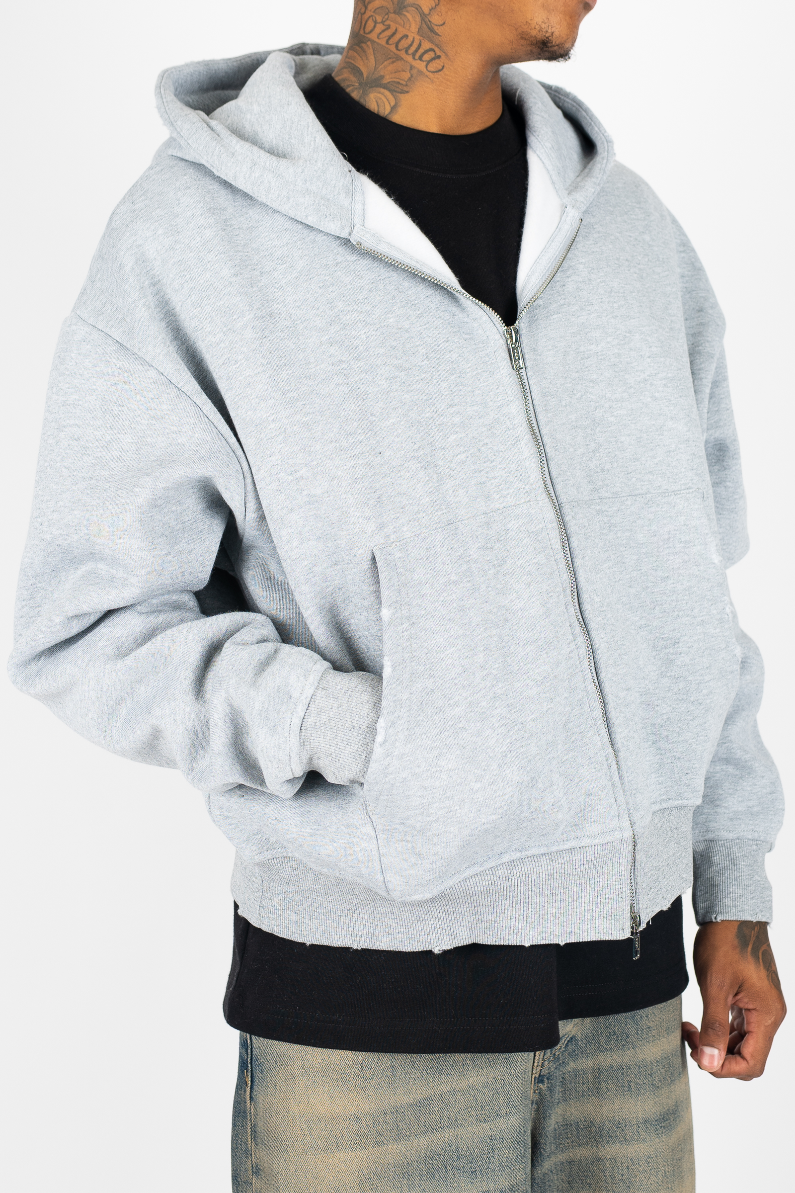 Weathered Zip Up - Image 7