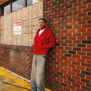 Oversize Drop Shoulder Zip Up Hoodie