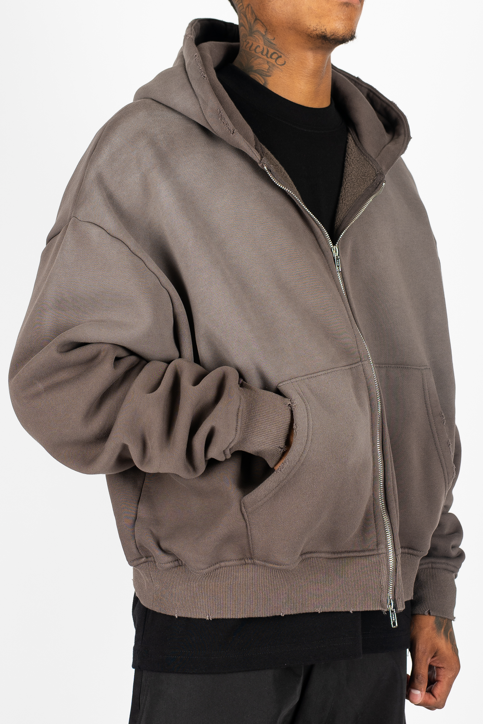 Weathered Zip Up - Image 3